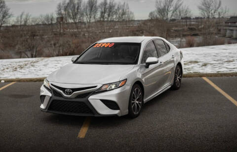 2019 Toyota Camry for sale at BELOW BOOK AUTO SALES in Idaho Falls ID
