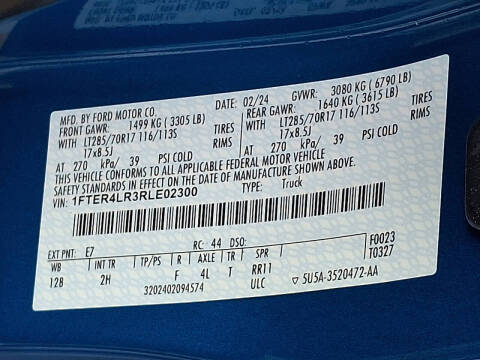 2024 Ford Ranger Raptor