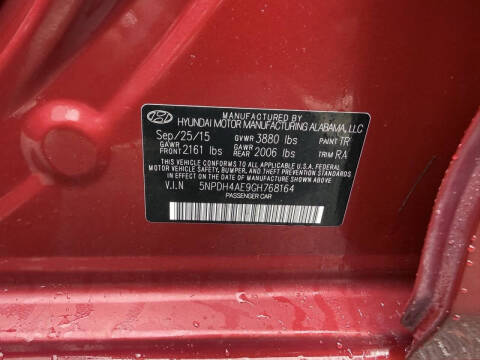 2016 Hyundai Elantra SE