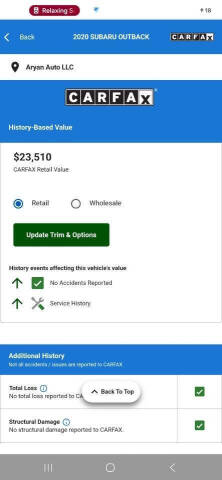 2020 Subaru Outback Premium