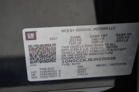 2018 Chevrolet Tahoe Premier