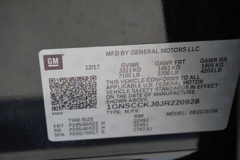 2018 Chevrolet Tahoe Premier