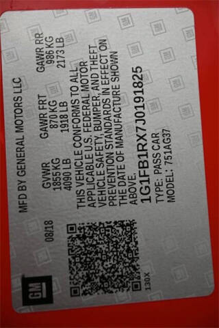 2018 Chevrolet Camaro LT