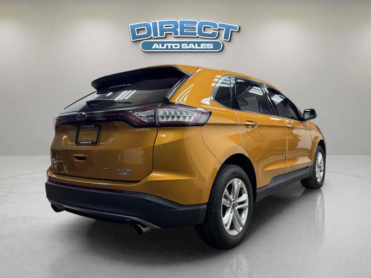 2016 Ford Edge Titanium AWD 4dr Crossover - Orange exterior view 6