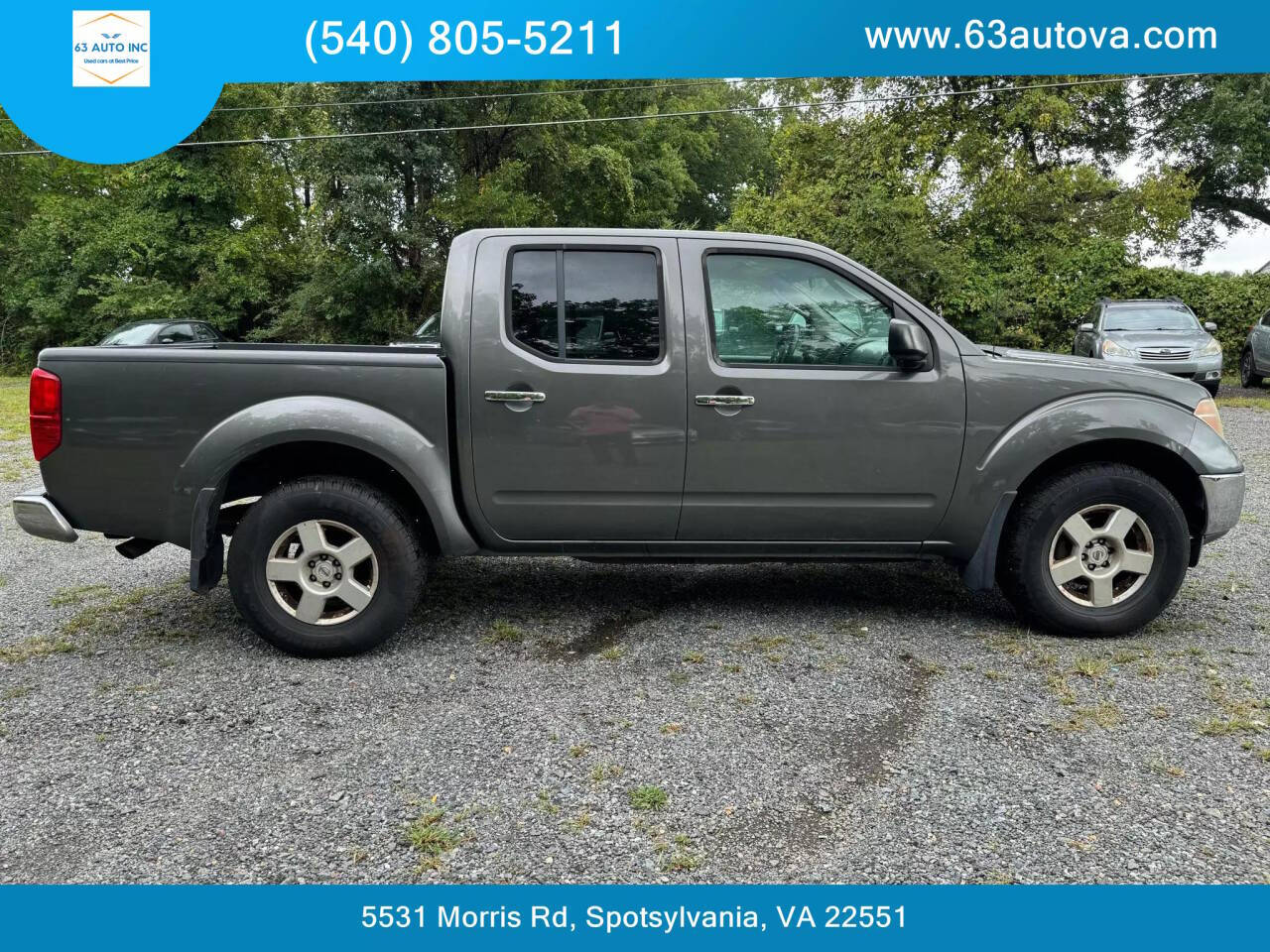 2007 Nissan Frontier for sale at 63 Auto Inc in Spotsylvania, VA