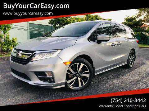 2018 Honda Odyssey for sale at BuyYourCarEasyllc.com in Hollywood FL