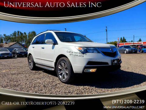 2010 Acura MDX for sale at Universal Auto Sales Inc in Salem OR