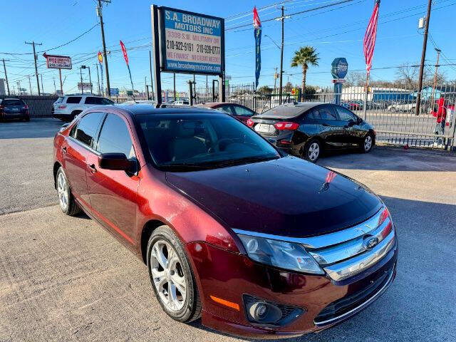 2012 Ford Fusion for sale at S.A. BROADWAY MOTORS INC in San Antonio TX