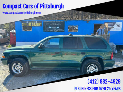 2003 Dodge Durango for sale at Compact Cars of Pittsburgh in Pittsburgh PA
