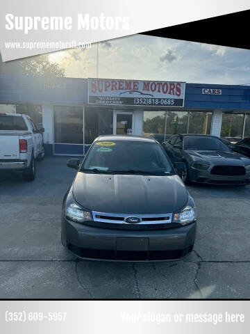 2009 Ford Focus for sale at Supreme Motors in Leesburg FL