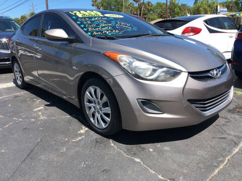2011 Hyundai Elantra for sale at RIVERSIDE MOTORCARS INC - Main Lot in New Smyrna Beach FL