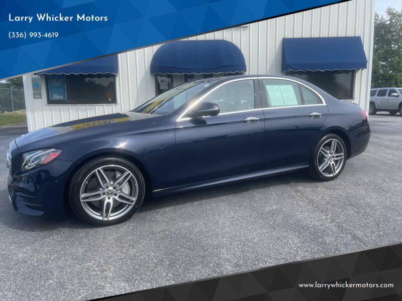 2019 Mercedes-Benz E-Class for sale at Larry Whicker Motors in Kernersville NC