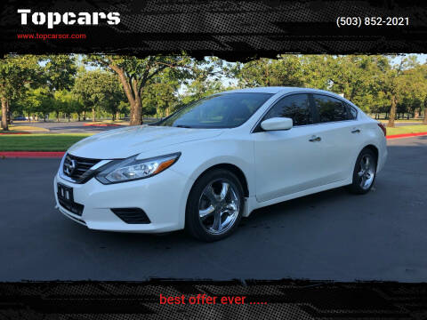 2017 Nissan Altima for sale at Topcars in Wilsonville OR