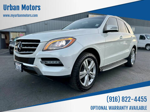 2013 Mercedes-Benz M-Class for sale at Urban Motors in Sacramento CA