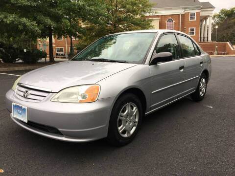 2001 Honda Civic for sale at Car World Inc in Arlington VA
