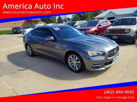 2015 Infiniti Q50 for sale at America Auto Inc in South Sioux City NE