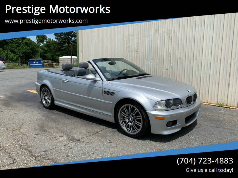 2001 BMW M3 for sale at Prestige Motorworks in Concord NC