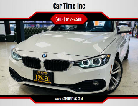 2018 BMW 4 Series for sale at Car Time Inc in San Jose CA