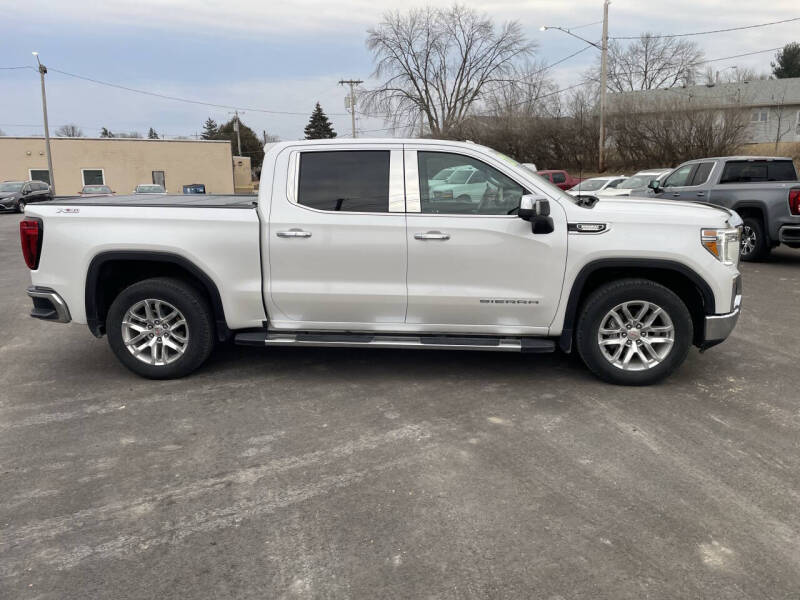 Used 2021 GMC Sierra 1500 SLT with VIN 3GTU9DET9MG227562 for sale in Maquoketa, IA