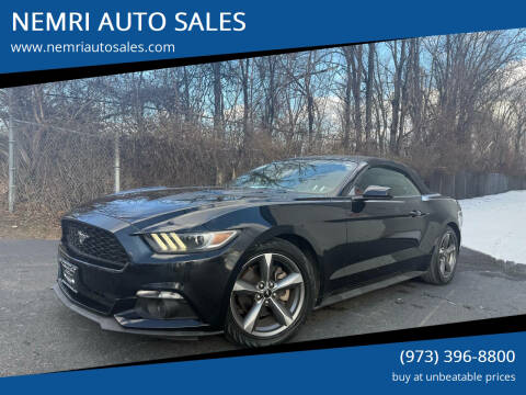 2015 Ford Mustang for sale at NEMRI AUTO SALES in Dover NJ