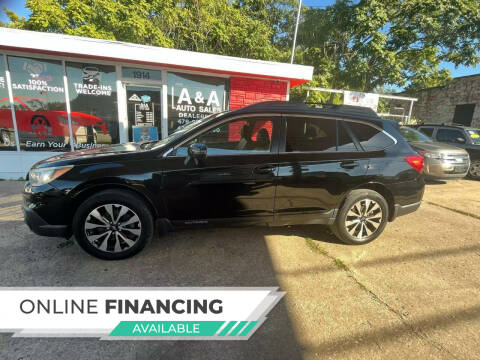 2017 Subaru Outback for sale at A & A Auto Sales in Fayetteville AR