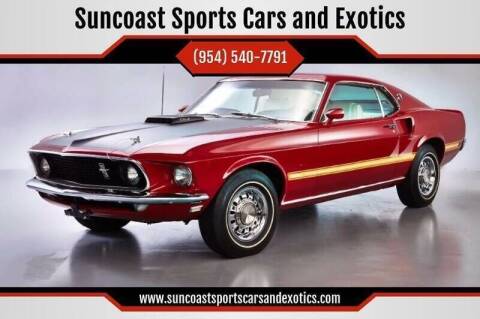 1969 Ford Mustang Mach 1 - 428 Cobra Jet for sale at Suncoast Sports Cars and Exotics in West Palm Beach FL