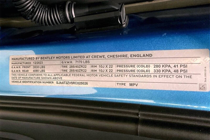 2024 Bentley Bentayga S V8