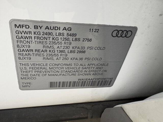 2023 Audi Q5 quattro S line Prem Plus 45 TFSI