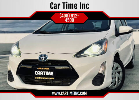 2016 Toyota Prius c for sale at Car Time Inc in San Jose CA