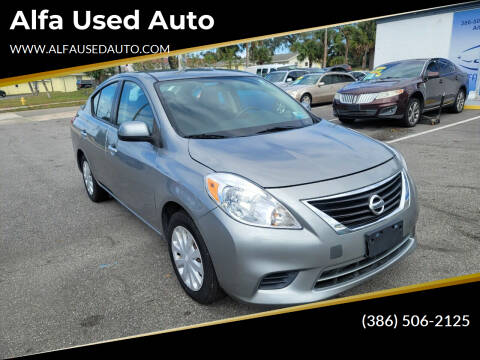 2013 Nissan Versa for sale at Alfa Used Auto in Holly Hill FL