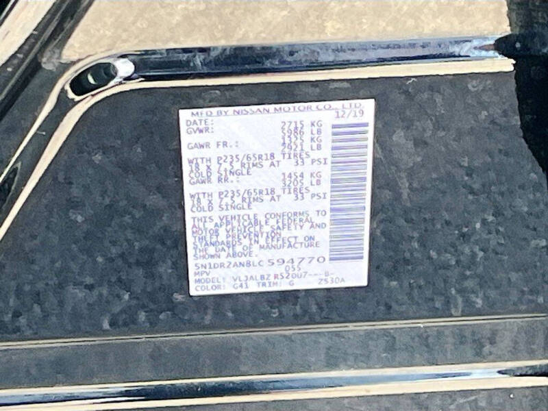 2020 Nissan Pathfinder S