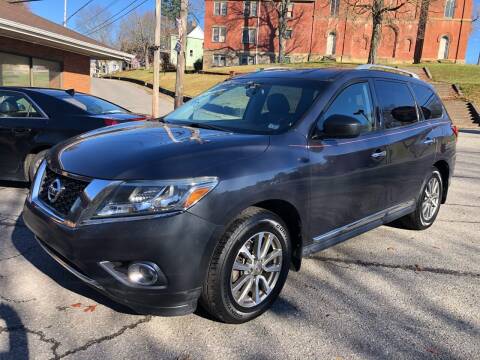 2013 Nissan Pathfinder for sale at SARRACINO AUTO SALES INC in Burgettstown PA