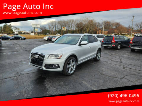 2014 Audi Q5 for sale at Page Auto Inc in Green Bay WI