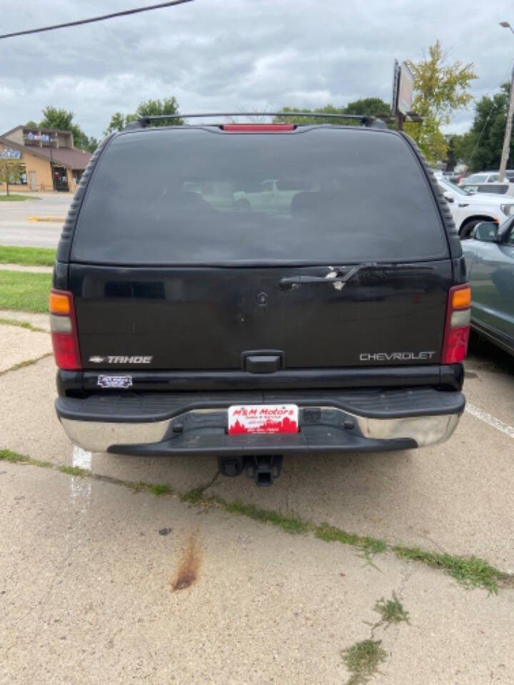 2002 Chevrolet Tahoe for sale at M & M Motors in Des Moines, IA