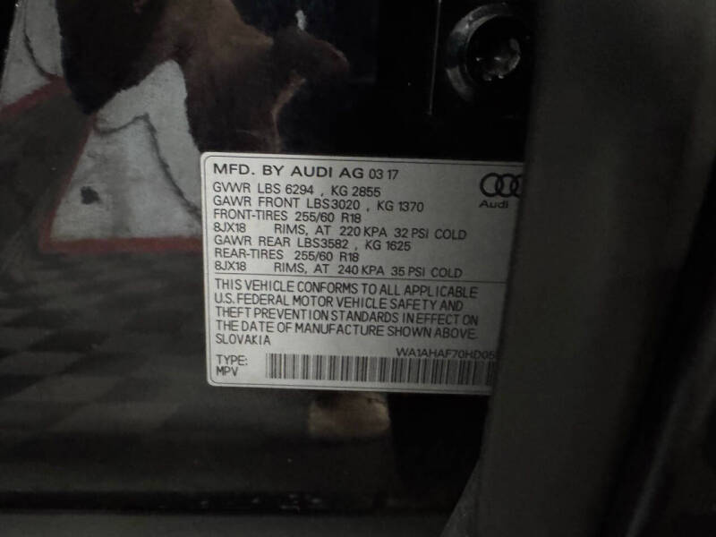 2017 Audi Q7 2.0T quattro Premium