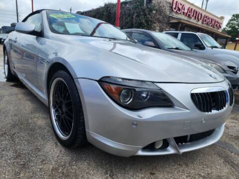2007 BMW 6 Series for sale at USA Auto Brokers in Houston TX