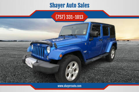 2015 Jeep Wrangler Unlimited for sale at Shayer Auto Sales in Cape Charles VA