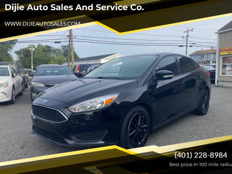2017 Ford Focus for sale at Dijie Auto Sales and Service Co. in Johnston RI