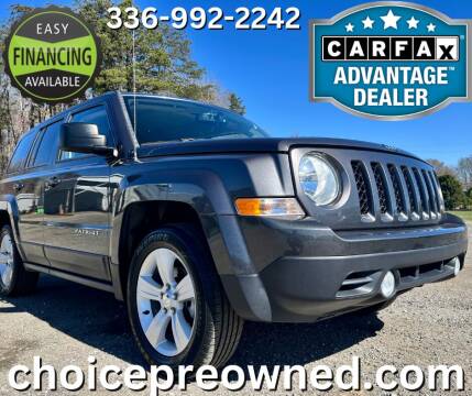 2016 Jeep Patriot for sale at CHOICE PRE OWNED AUTO LLC in Kernersville NC