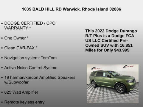 2022 Dodge Durango R/T Plus