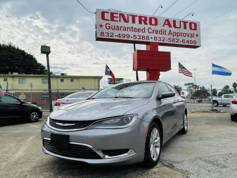 2016 Chrysler 200 for sale at Centro Auto Sales in Houston TX
