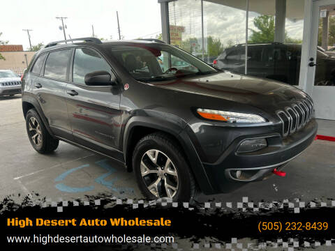 2014 Jeep Cherokee for sale at High Desert Auto Wholesale in Albuquerque NM