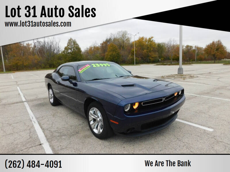 2016 Dodge Challenger for sale at Lot 31 Auto Sales in Kenosha WI