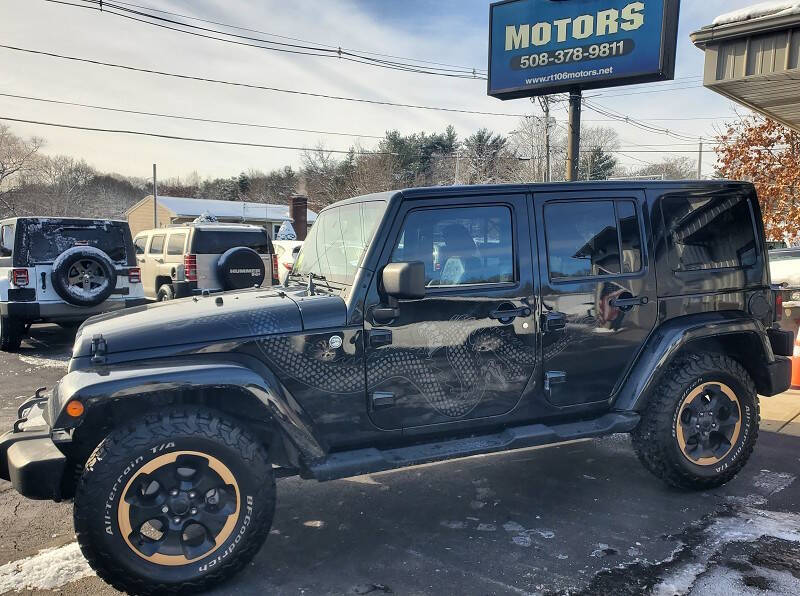 2014 Jeep Wrangler Unlimited for sale at Route 106 Motors in East Bridgewater MA