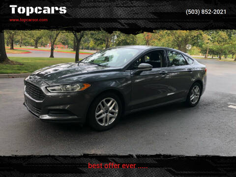 2014 Ford Fusion for sale at Topcars in Wilsonville OR