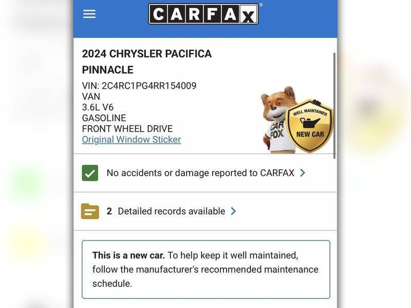 2024 Chrysler Pacifica Pinnacle