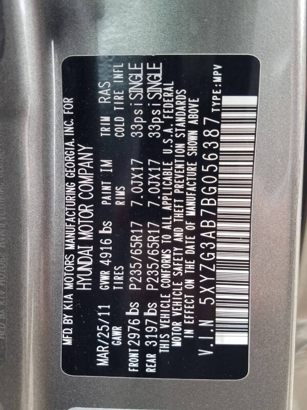 2011 Hyundai Santa Fe GLS