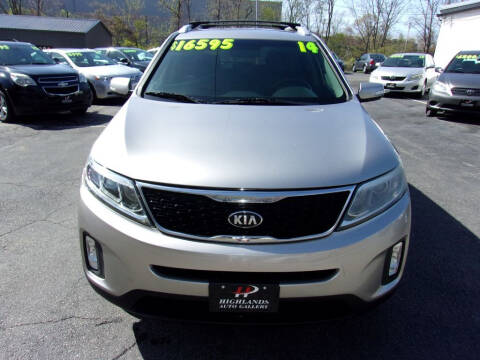 2014 Kia Sorento for sale at Highlands Auto Gallery in Braintree MA