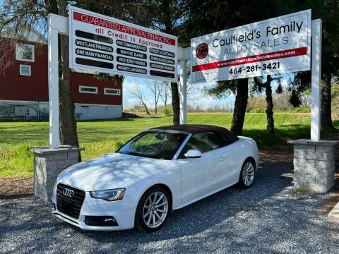 2015 Audi A5 for sale at Caulfields Family Auto Sales in Bath PA