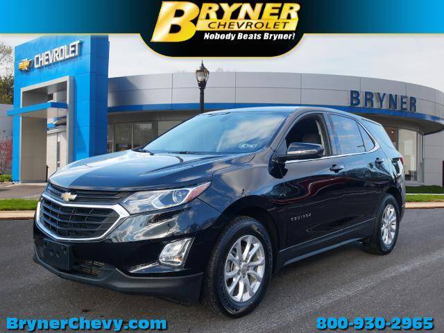 2018 Chevrolet Equinox for sale at BRYNER CHEVROLET in Jenkintown PA